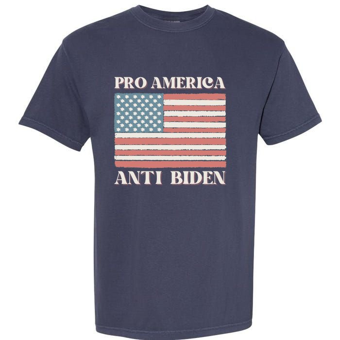 Pro America Anti Biden Garment-Dyed Heavyweight T-Shirt