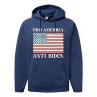 Pro America Anti Biden Performance Fleece Hoodie