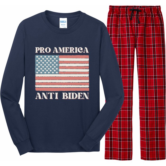 Pro America Anti Biden Long Sleeve Pajama Set