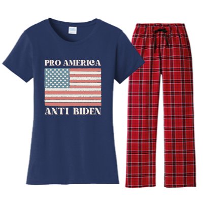 Pro America Anti Biden Women's Flannel Pajama Set