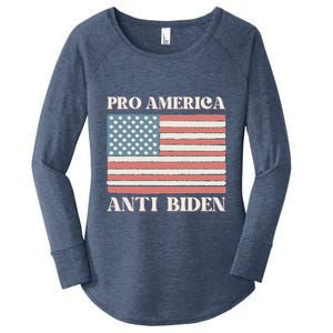 Pro America Anti Biden Women's Perfect Tri Tunic Long Sleeve Shirt