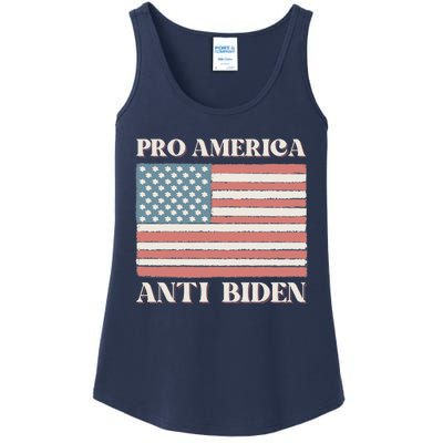 Pro America Anti Biden Ladies Essential Tank