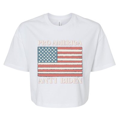 Pro America Anti Biden Bella+Canvas Jersey Crop Tee