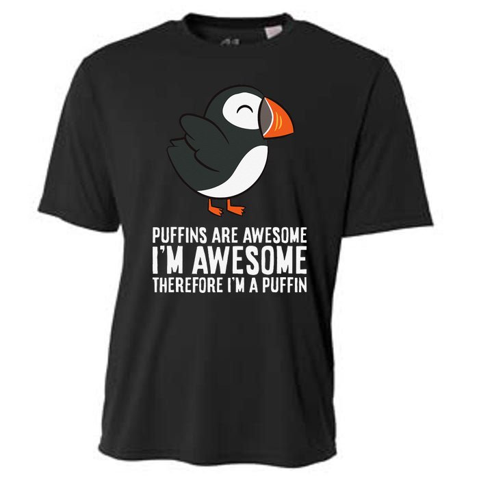 Puffins Are Awesome. I'm Awesome Therefore I'm a Puffin Cooling Performance Crew T-Shirt