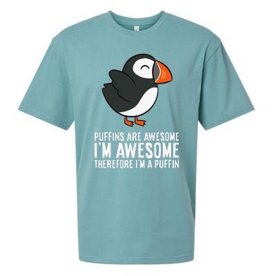 Puffins Are Awesome. I'm Awesome Therefore I'm a Puffin Sueded Cloud Jersey T-Shirt