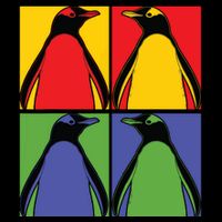 Pop Art Antarctic Animal Lover Zoo Keeper Gift Cute Penguin Impact Tech Backpack
