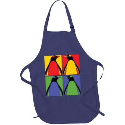 Pop Art Antarctic Animal Lover Zoo Keeper Gift Cute Penguin Apron