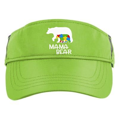 Positive Autism Awareness Support Mama Bear Autistic Mother Gift Adult Drive Performance Visor