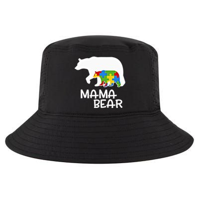 Positive Autism Awareness Support Mama Bear Autistic Mother Gift Cool Comfort Performance Bucket Hat