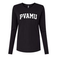 PVAMU Athletic Arch College University Alumni Womens Cotton Relaxed Long Sleeve T-Shirt