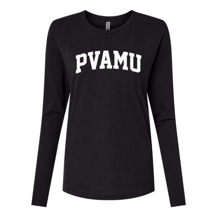 PVAMU Athletic Arch College University Alumni Womens Cotton Relaxed Long Sleeve T-Shirt