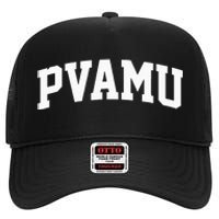 PVAMU Athletic Arch College University Alumni High Crown Mesh Back Trucker Hat