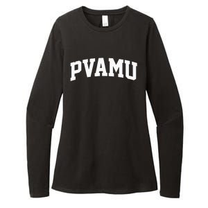 PVAMU Athletic Arch College University Alumni Womens CVC Long Sleeve Shirt