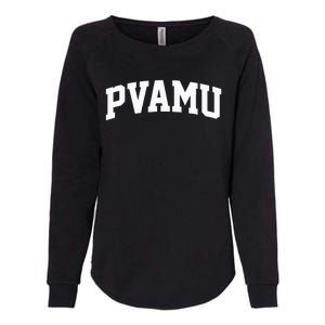 PVAMU Athletic Arch College University Alumni Womens California Wash Sweatshirt