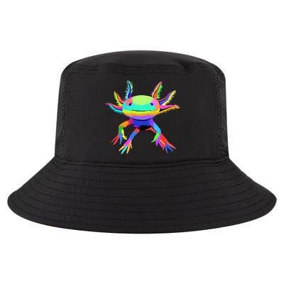Pop Art Axolotl funny animals lover Cool Comfort Performance Bucket Hat
