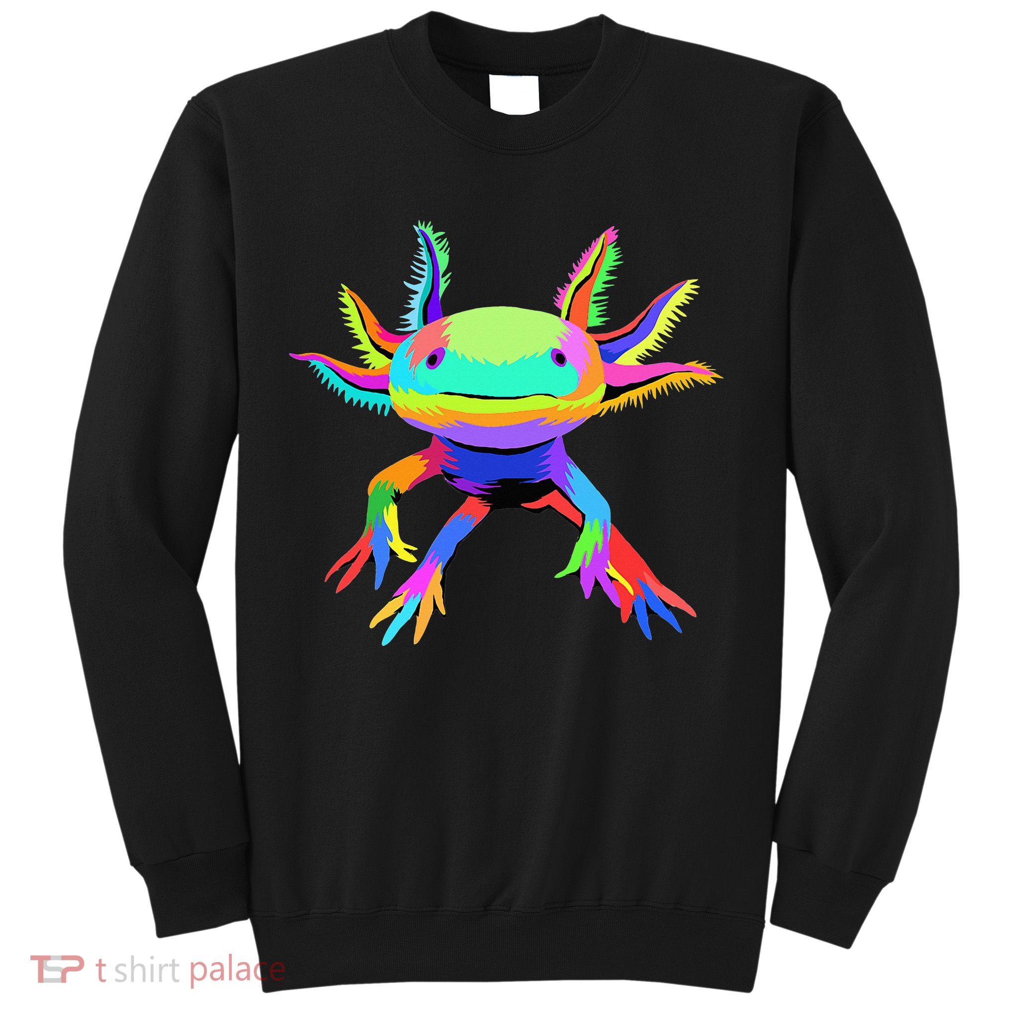 Pop Art Axolotl funny animals lover Sweatshirt
