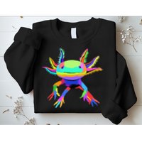 Pop Art Axolotl funny animals lover Sweatshirt