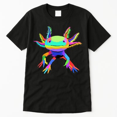 Pop Art Axolotl funny animals lover Tall T-Shirt