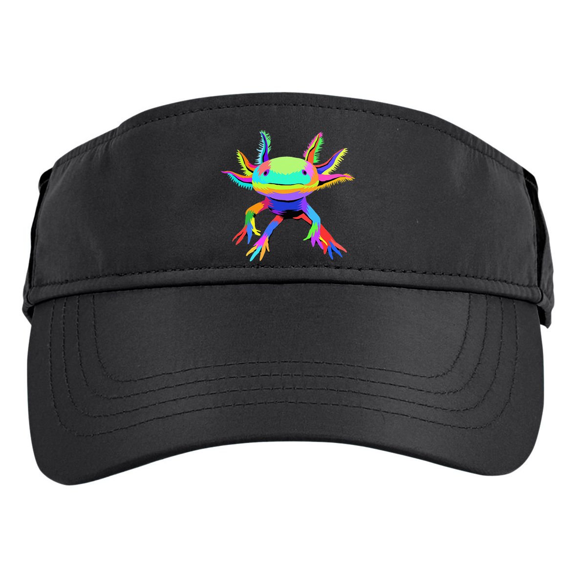 Pop Art Axolotl funny animals lover Adult Drive Performance Visor