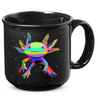 Pop Art Axolotl funny animals lover 15oz Campfire Ceramic Mug