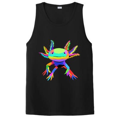 Pop Art Axolotl funny animals lover PosiCharge Competitor Tank