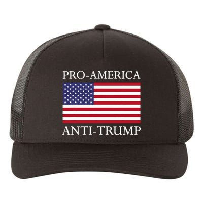 Proamerica Antitrump American Usa Flag Resist Yupoong Adult 5-Panel Trucker Hat