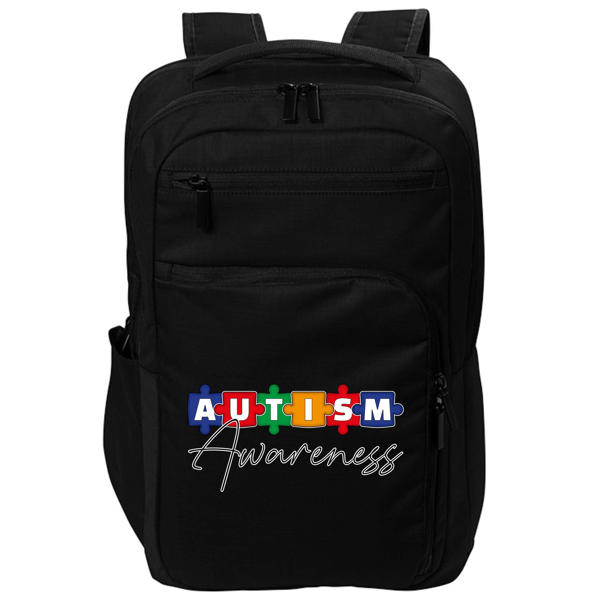 Puzzle Autism Awareness Month Gift Impact Tech Backpack