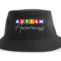 Puzzle Autism Awareness Month Gift Sustainable Bucket Hat