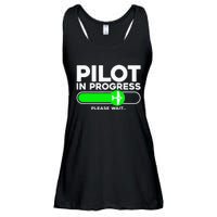 Pilot Art Airline Future Pilot Aviation Airplane Ladies Essential Flowy Tank