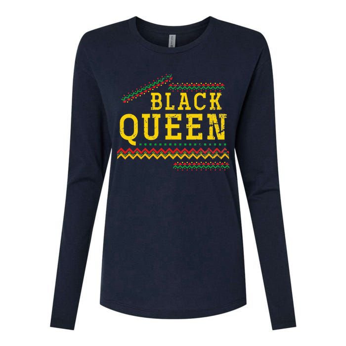 Proud African American Black Women Gift Black History Month Womens Cotton Relaxed Long Sleeve T-Shirt