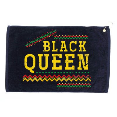 Proud African American Black Women Gift Black History Month Grommeted Golf Towel