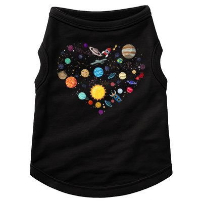 Planets As A Heart Solar System, Science, Space Doggie Tank