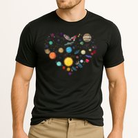 Planets As A Heart Solar System, Science, Space Performance Shirt
