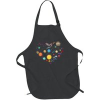 Planets As A Heart Solar System, Science, Space Apron