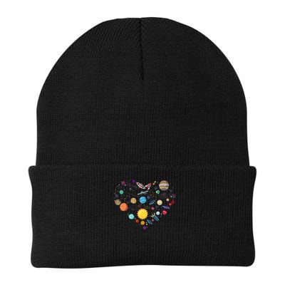 Planets As A Heart Solar System, Science, Space Beanie