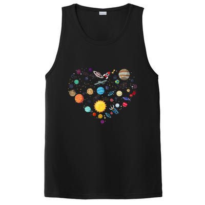 Planets As A Heart Solar System, Science, Space PosiCharge Competitor Tank