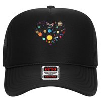 Planets As A Heart Solar System, Science, Space Hat
