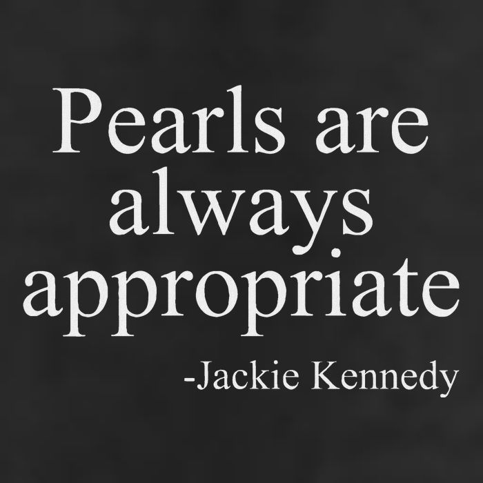 Pearls Are Always Appropriate Classic Pear 25L Jumbo Tote
