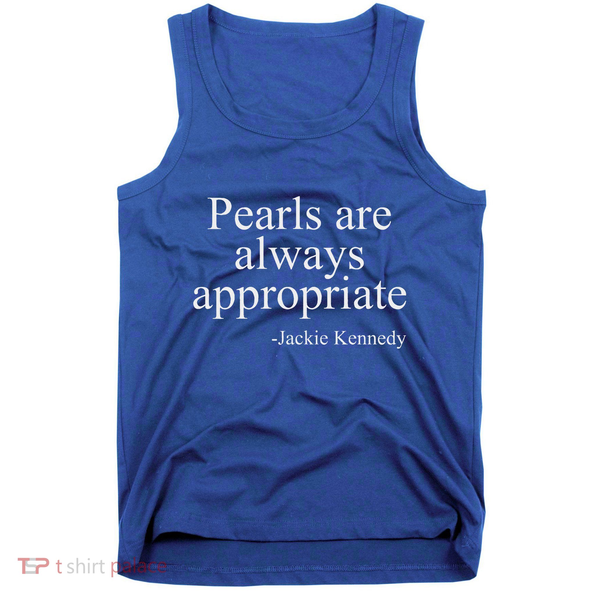 Pearls Are Always Appropriate Classic Pear Tank Top