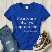 Pearls Are Always Appropriate Classic Pear Womens T-Shirt