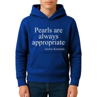 Pearls Are Always Appropriate Classic Pear Kids Hoodie