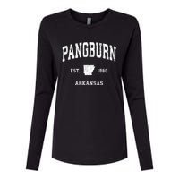 Pangburn Arkansas Ar Vintage Athletic Sports Womens Cotton Relaxed Long Sleeve T-Shirt