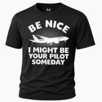 Pilot Aviation Airplane Pilot Cooling Performance Crew T-Shirt