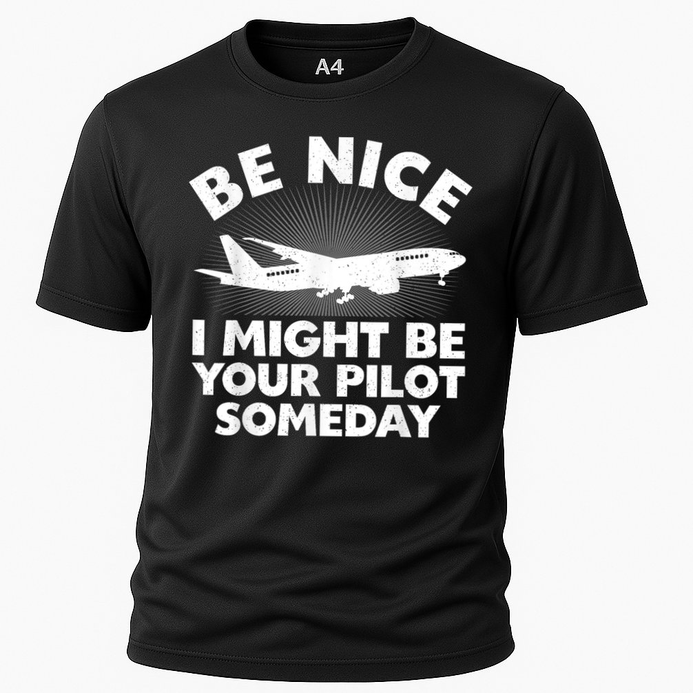 Pilot Aviation Airplane Pilot Cooling Performance Crew T-Shirt