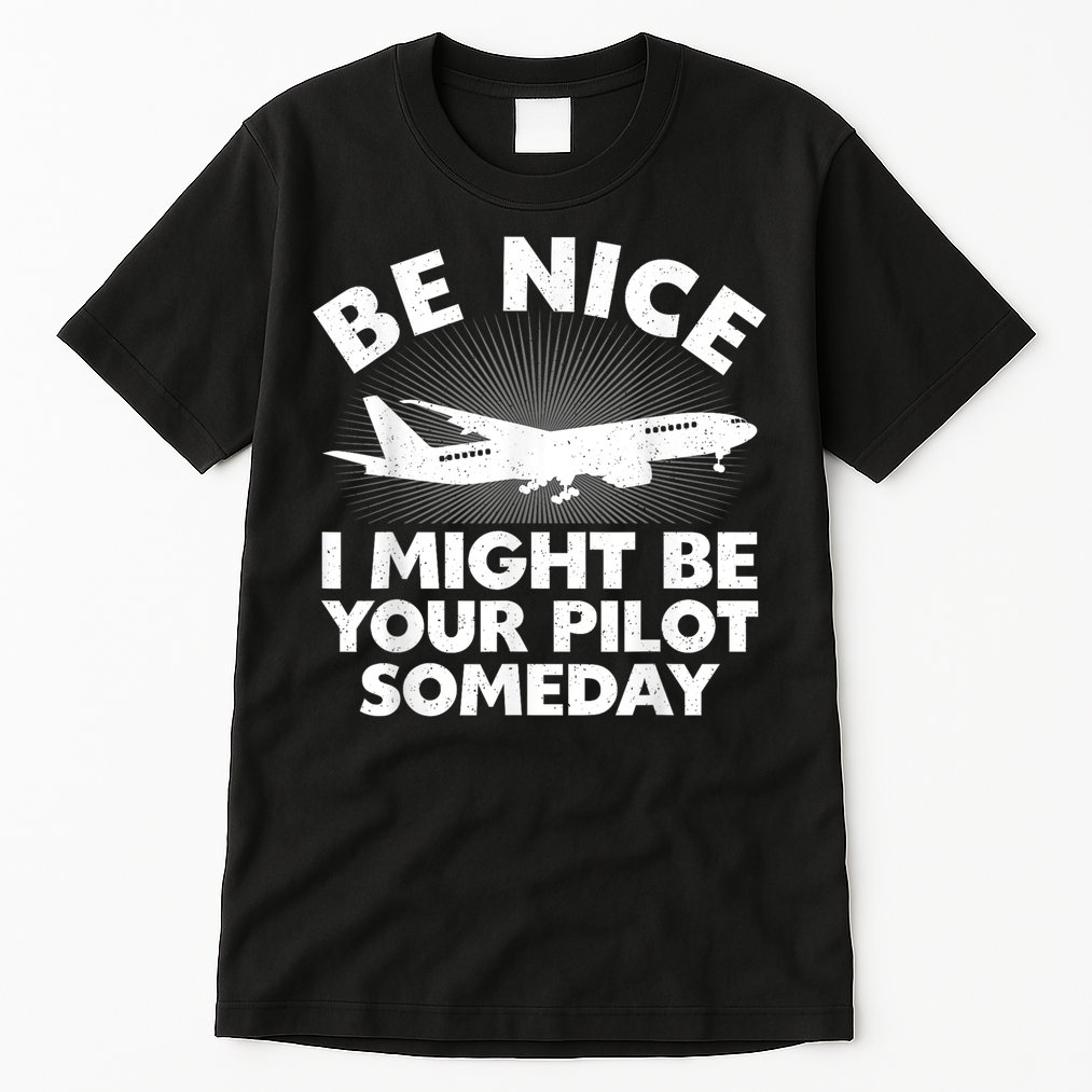 Pilot Aviation Airplane Pilot Tall T-Shirt