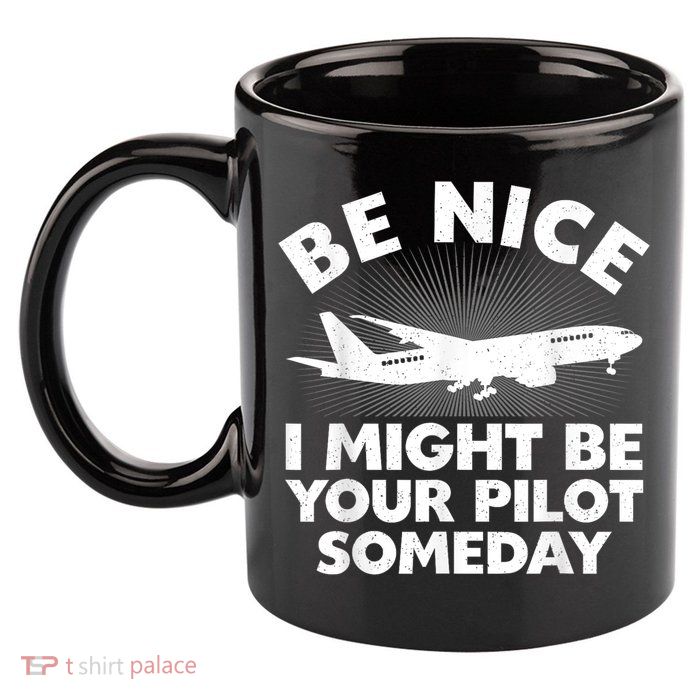Pilot Aviation Airplane Pilot 11oz C Handle Ceramic Mug