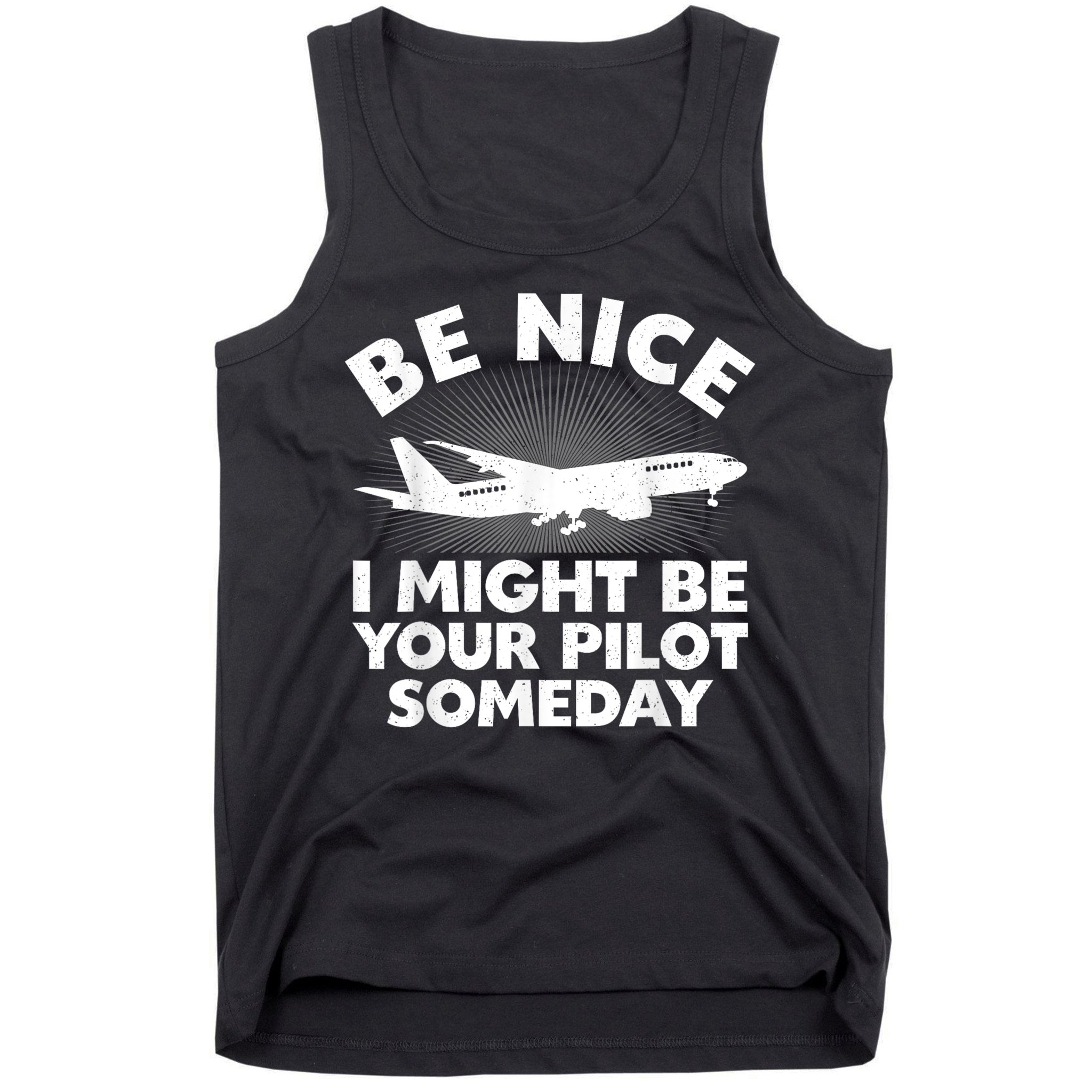 Pilot Aviation Airplane Pilot Tank Top