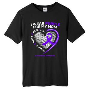 Purple Alzheimers Awareness Products Mom Gifts Tall Fusion ChromaSoft Performance T-Shirt