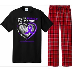 Purple Alzheimers Awareness Products Mom Gifts Pajama Set