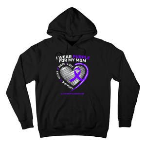 Purple Alzheimers Awareness Products Mom Gifts Tall Hoodie